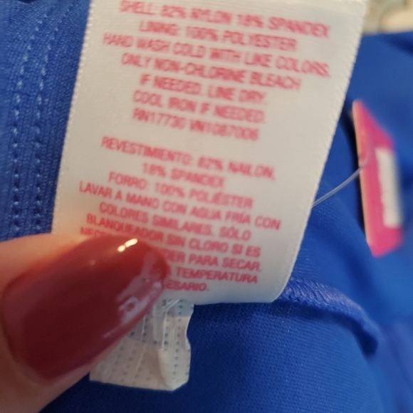 NEW Xhilaration Junior's Tank Scoop One Piece Swimsuit - Picture 12 of 14